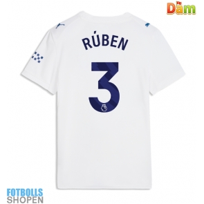 Billiga Manchester City Ruben Dias #3 Tredjeställ Dam 2026-27 Kortärmad
